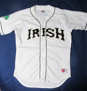 Vintage 90's Rawlings Notre Dame Fighting Irish Baseball Jersey Mens Large L - Bild 1 von 6