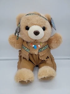 VTG Dandee Pocahontas 400th 12" Teddy Plush American Indian Special Edition - Picture 1 of 24