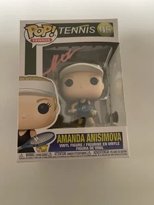 Amanda Anisimova Signed Tennis Funko POP Beckett BAS COA Autographed IP Auto c - Picture 1 of 7