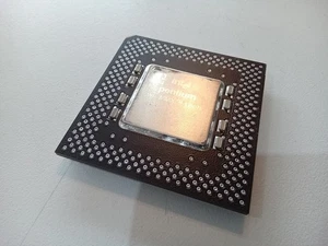 intel Pentium MMX 166 MHz socket 7 CPU - SL27H FV80503166 - Picture 1 of 2