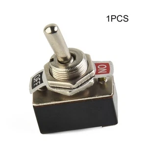 Interruptor de palanca SPST 6A SPST 12 mm 1 pieza negro interruptor de encendido - Imagen 1 de 12