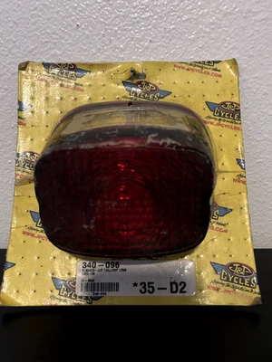 Blacked Out Taillight Lens for Harley-Davidson 1973-1998 - Image 1 of 4