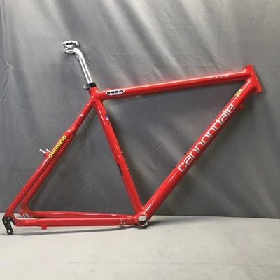 Cuadro rígido rojo para bicicleta de montaña Cannondale F200 20” C-T 1” Volvo Raced Foto 1 de 4