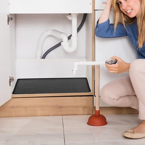 Wasserdichte Spüle Pad Küche Tabletts Strapazierfähig Unter Matte Schutz Matten - Bild 1 von 12