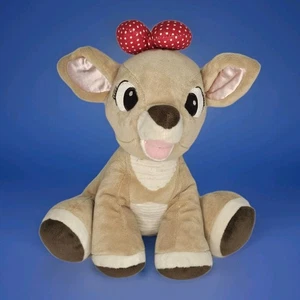 Rudolph The Red Nose Reindeer Clarice 8" Stuffed Plush with Crinkle Ears EUC  - Picture 1 of 8