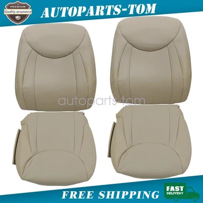 Cubierta de cuero de repuesto del lado del conductor/pasajero para Lexus LS430 2001-2006 color tostado Foto 1 de 4