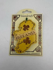 Neu Galerie Karte von Irland Weihnachtsschmuck Weihnachten keltisch irisch Holz - Bild 1 von 2