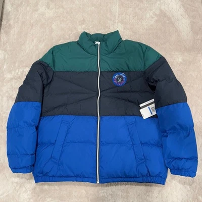 JAQUETA ACOLCHOADA RESISTENTE À ÁGUA COLORBLOCK VELA AZUL NÁUTICA XL - Imagem 1 de 4