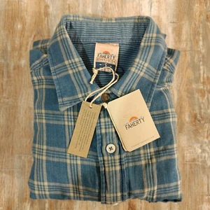 Faherty Reversible Shirt Size S Long Sleeve TRC-Trestles check cotton - Picture 1 of 11