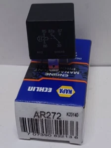 1 New Napa Echlin Ignition Daytime Running Lamp Relay Black AR272 - Picture 1 of 1