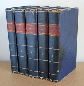 Werke von Molière M. Petitot 1823 J. P. Aillaud historisch und literarisch sein Leben - Bild 1 von 12