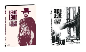 Sergio Leone.La Trilogia Del Dollaro + La Trilogia Del Tempo (Steelbook + Libro) - Foto 1 di 2