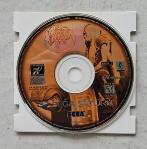 DISC 3 WITH SLEEVE ONLY FOR PANZER DRAGOON SAGA SEGA SATURN 1998 RPG VIDEO GAME!