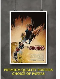 The Goonies Classic Movie Large Poster Art Print Gift A0 A1 A2 A3 A4 Maxi - Picture 1 of 7