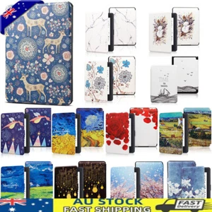 For 6" Amazon Kindle Paperwhite 1 2 3 5/6/7th Gen Smart Cover PU Leather Case - Picture 1 of 25