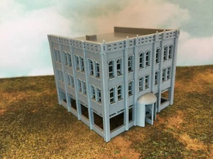 HOTEL u edificio de oficinas de varios pisos del siglo XX - escala N 1:160 - modelo 3D EE. UU. - Imagen 1 de 12