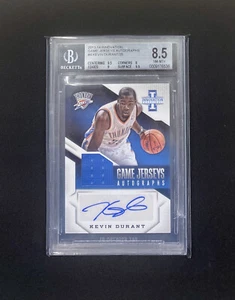 2013 Innovation Game Jerseys Autographs Kevin Durant KD BGS 8.5 w/10 Auto 6/35! - Picture 1 of 2