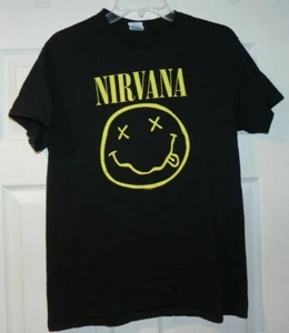 NIRVANA SMILEY FACE 2016 T-shirt - Excellent Size Med - Free Shipping! - Picture 1 of 5