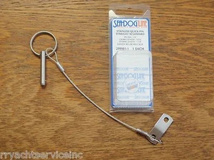 RELEASE PIN W/LANYARD SEADOG 2999811 STAINLESS BIMINI TOP CANVAS SALE SOLD EACH - Foto 1 di 1