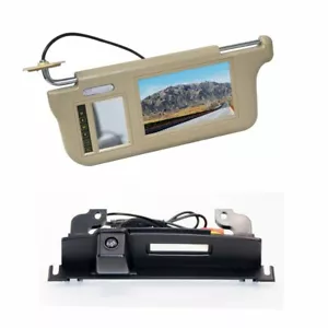 Sun Visor Rear View Mirror Monitor & Reversing Camera for NISSAN TIIDA 2008 - Picture 1 of 6