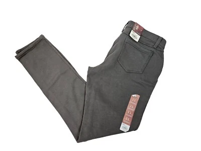 Pantalones ajustados forrados de felpa elásticos gris barro talla 11 Juniors L54 nuevos con etiquetas Foto 1 de 4