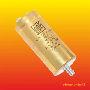 CONDENSADOR ELECTROLÍTICO 10000 UF 40 V ROE DIN 41250 EYM/B - Imagen 1 de 2