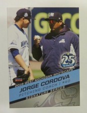 2018 Choice, West Michigan Whitecaps. Pitching Coach - JORGE CORDOVA - Venezuela