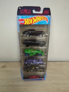 Hot Wheels The Batman Movie 5-Pack Cars Riddler Penguin Catwoman Batmobile HFV88 - Picture 1 of 8