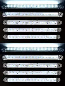 x10 Luci di posizione laterali led bianche 12V-24V per Mercedes DAF Renault ecc+ - Foto 1 di 5
