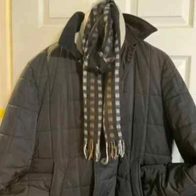 Abrigo de lluvia de invierno para hombre Lauren Ralph Lauren repelente al agua 46L cuello de pana Foto 1 de 4