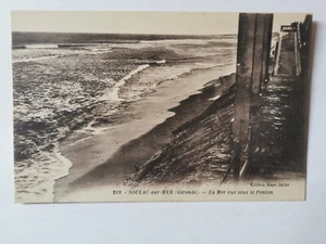 CPA 33 SOULAC-SUR-MER - La Mer vue sous le Ponton - Imagen 1 de 2