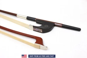 Advance 3/4 Upright Bass Bow Natural Horse Hair German Bow High Quality - Picture 1 of 6