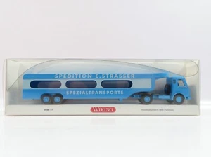 1:87 Wiking 058049 Autotrasportatore MB Pullmann Spedition E. Strasser W4 - Foto 1 di 3