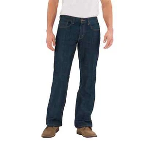 LEVI LEVIS SIGNATURE BOOT CUT MENS JEANS SIZE DARK WASH 36 X 30 NWT - Picture 1 of 4