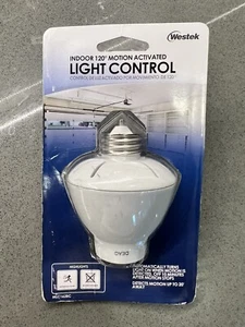 Westek MLC162BC Indoor 120 Degree Motion-Sensing Light Control White Activated - Picture 1 of 2