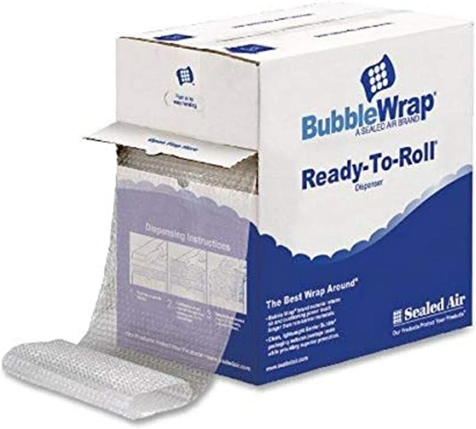 Sealed Air Recycled 5/16 Inch x 12 Inch x 100 Feet Bubble Wrap (91145) - Image 1 of 1