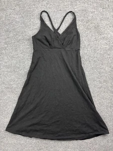 Patagonia Amber Dawn Dress Women's S Black Sleeveless Organic Cotton Stretch - Picture 1 of 7
