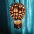 Handmade Rattan Hot Air Balloon Decor Durable Gift Photography for Home Ceiling