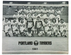 Foto vintage del equipo Portland Timbers 1981 - 8x10 - fútbol NASL - Imagen 1 de 1