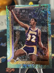 2025-26 Topps Flagship Basketball Aqua Foil SP Magic Johnson Card #255 - Bild 1 von 15