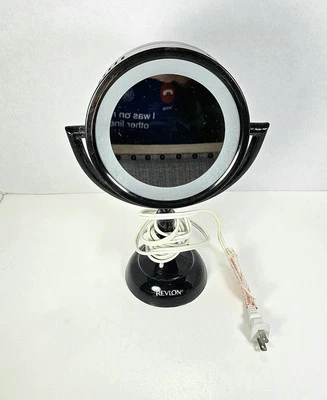 Revlon Lighted Makeup Mirror Magnification Two Sided Vintage Tested Works - Image 1 of 4