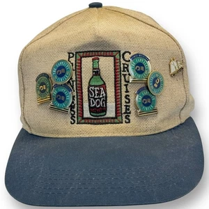 Princess Cruises Sea Dog Baseball Cap / Hat with 6 Captain's Circle Pins - Picture 1 of 5
