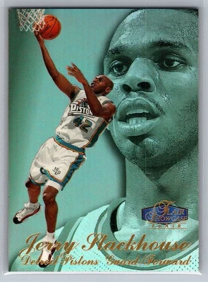 1997 - 98 Flair Showcase ROW 3 #36 Jerry Stackhouse 底特律活塞 — 第 1/2 张图片