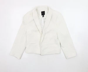 New Look Women's White Blazer Size 10 - Picture 1 of 12