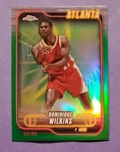 2024-25 Topps Chrome - Green Refractor #39 Dominique Wilkins /99 - Bild 1 von 3