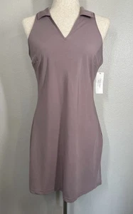 NWT Calvin Klein Performance Activewear Stretch Dress Size L Mauve Purple - Picture 1 of 6