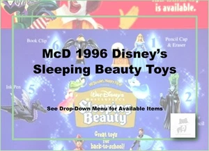 McDonald's 1996 Vintage Disney Sleeping Beauty-Pick! - Picture 1 of 11