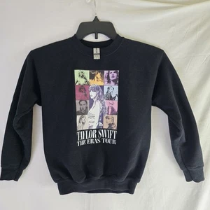 NEW Taylor Swift Eras Tour Sweatshirt Kids Medium Fleece Pullover EUC - Picture 1 of 6