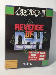 NEW Arkanoid II Revenge of DOH 1989 Taito Commodore 64 Big Box Factory SEALED - Picture 1 of 13
