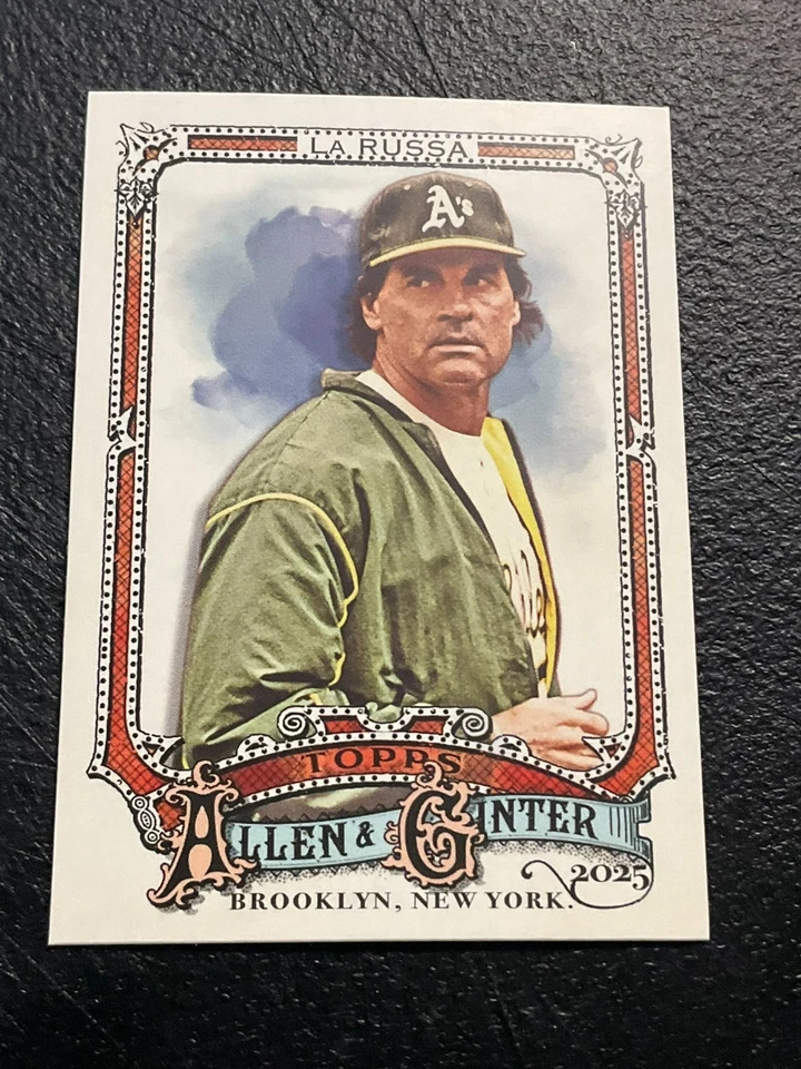 2025 Topps Allen & Ginter короткий тираж SP #324 Тони Ла Русса, Oakland Athletics - Изображение 1 из 1